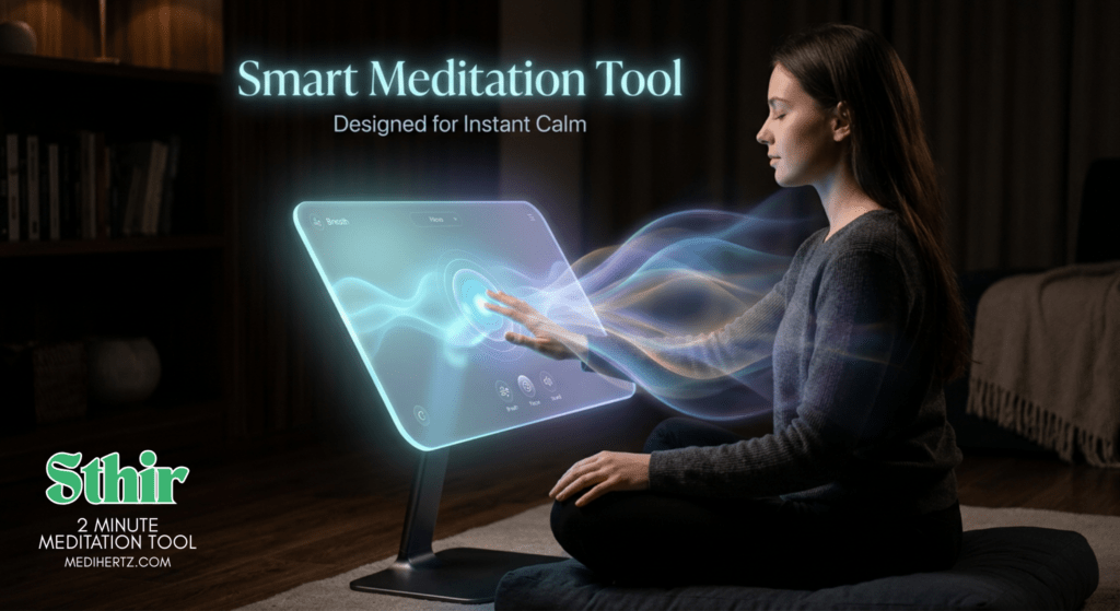 Sthir – 2 Minute Meditation Tool 🧘‍♂️ 2 Minute Meditation for Stress, Anxiety & Work Pressure (Instant Calm Tool)