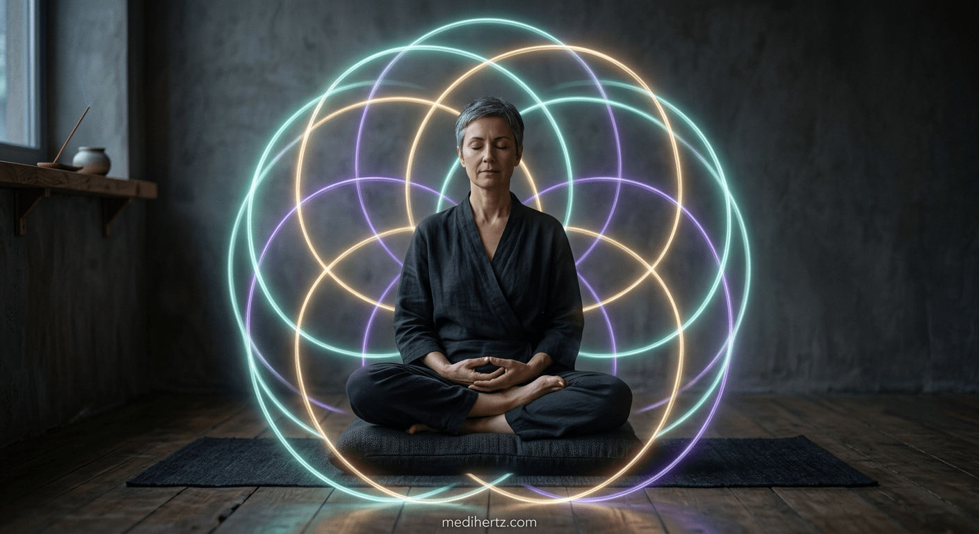 sound healing frequencies for meditation, brainwave relaxation, binaural beats, solfeggio frequencies, deep meditation music, frequency therapy for stress relief, focus, subconscious mind healing and spiritual awakening